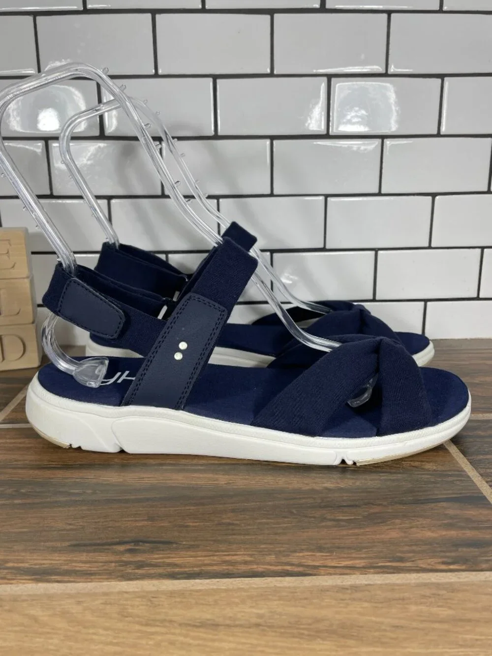 Ryka Mallorie Shoes Womens Size 11 Wide Blue Lightweight Strappy Sandals_3